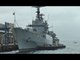 Napoli - La fregata Maestrale per l'ultima volta al porto (24.11.15)
