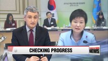 President Park checks progress on 24 key reform tasks