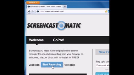 What is Screencast-O- Matic and how to use for  YouTube Video Making