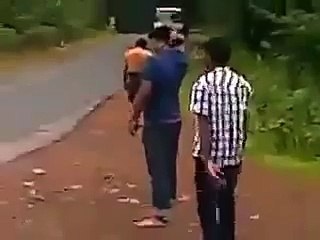 Funny Indian boys stopping a bus - Funny Video Troll