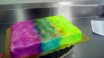 Optical illusion cake changes colour as it spins