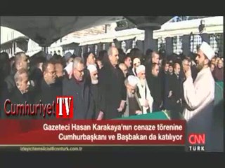 Devletin zirvesi Karakaya'nın cenazesinde... Berat Albayrak ağladı
