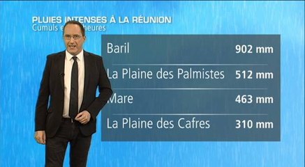 Intenses inondations à la Réunion