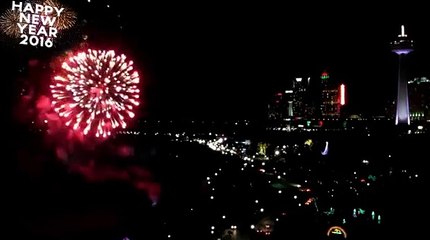 New Years Fireworks Niagara Falls Canada 2016 Fireworks 2016