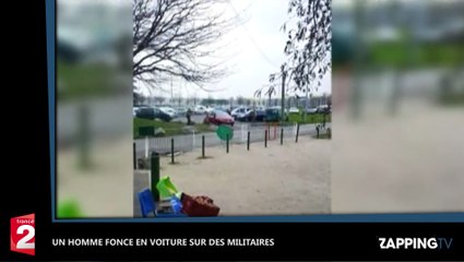Valence : Un homme fonce en voiture sur des militaires, les images chocs !