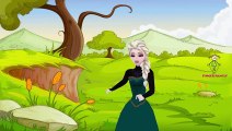 Frozen Cartoon Song | Little Miss Muffet | Animated Rhyme | Nursery Rhymes ABC