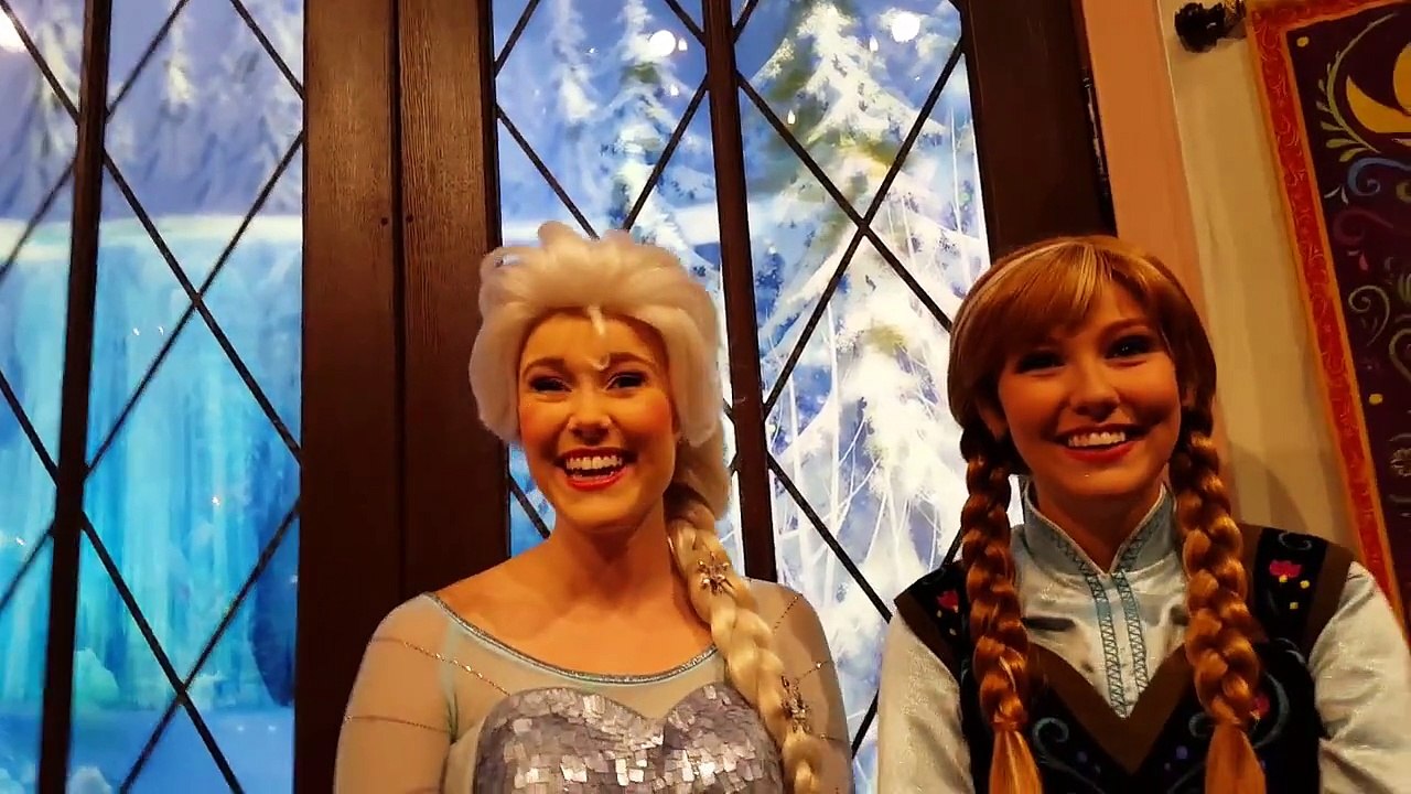 Anna is more obsessed than Elsa  Disneyland!