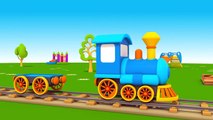Voller Dampf vorraus! Leo Junior und die Lokomotive - 3D Cartoon für Kinder in deutsch