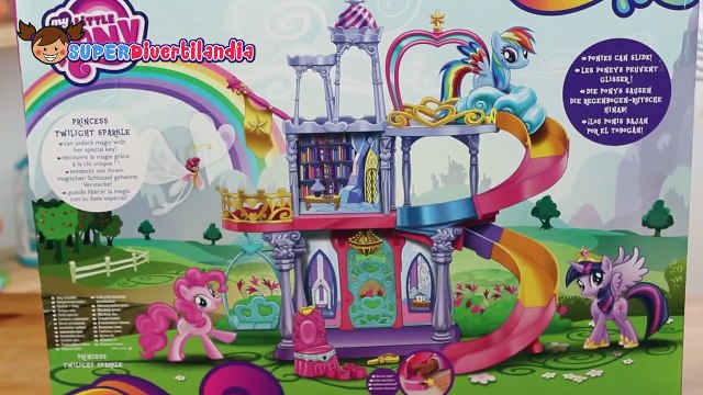 My Little Pony Princess Twilight Sparkle. Palacio con Tobogán y llaves mágicas.