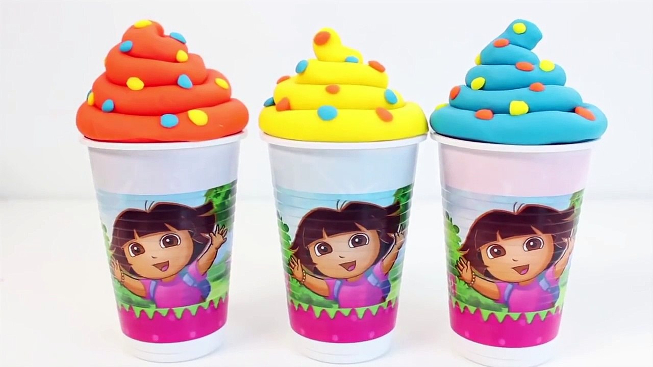 Play Doh Ice Creams Dora The Explorer Surprise Ice Creams Helados Dora La Exploradora Toy Videos