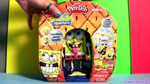 Play Doh Spongebob Squarepants Silly Faces Playset Mold a Sponge Nickelodeon playdough Bob