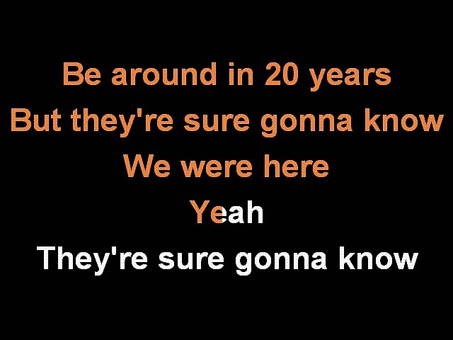 Jason Aldean Gonna Know We were here karaoke lyrics - Dailymotion Video