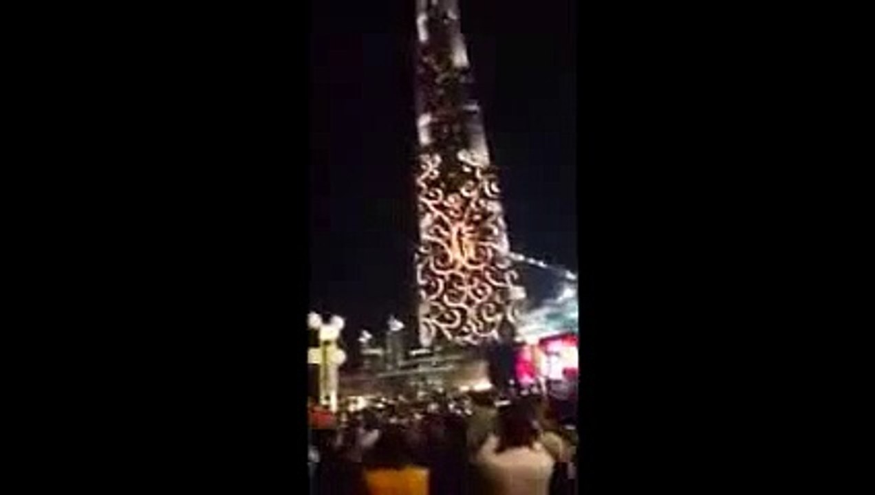Dubai New Year's Eve 2016 at Burj khalifa