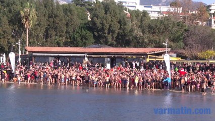 Plus de 850 baigneurs pour fêter le jour de l'an à Toulon