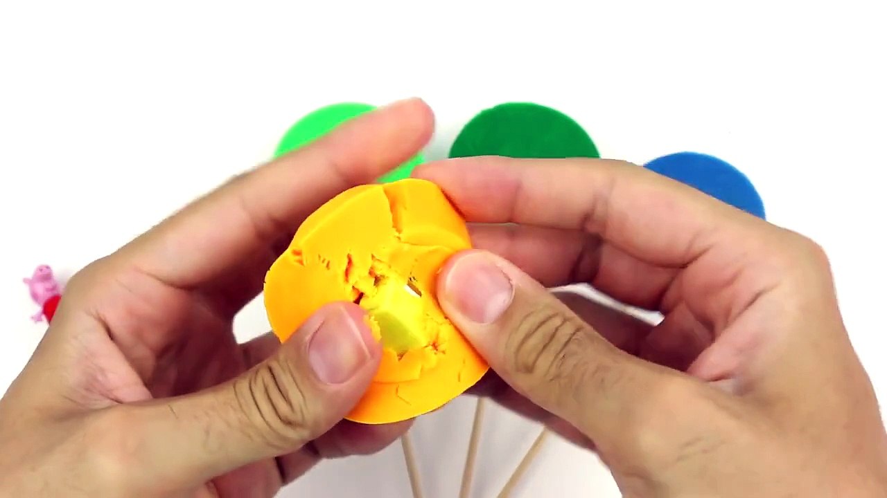 peppa pig Surprise Eggs Spongebob Play Doh Peppa Pig Frozen Disney Pixar Cars eggs