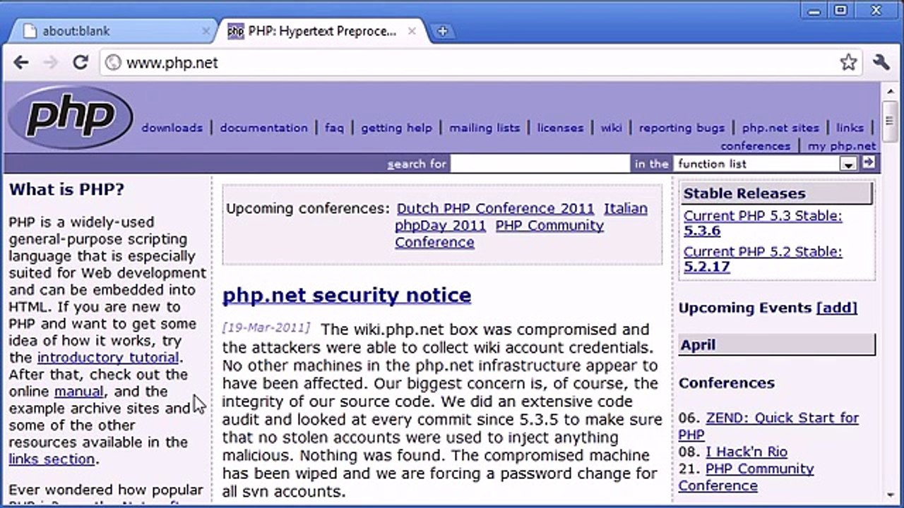 Beginner PHP Tutorial - 1st part - Introduction to PHP