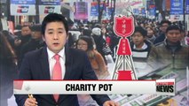 Largest donation received by Korea's Salvation Army last December