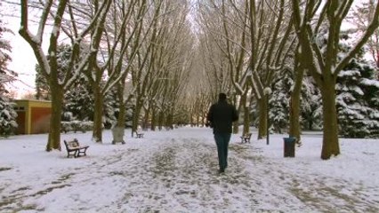 Vatandaşlar Botanik Parkta Karın Keyfini Çıkardı