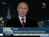 Putin felicita a militares que combaten el terrorismo internacional