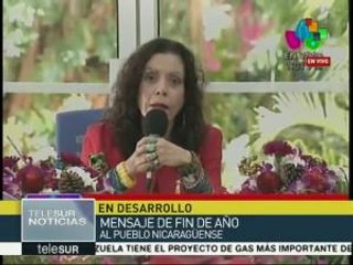 Nicaragua: gobierno desea feliz año nuevo a la población