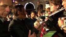 Black Mass London Film Festival Red Carpet - Benedict Cumberbatch, Johnny Depp