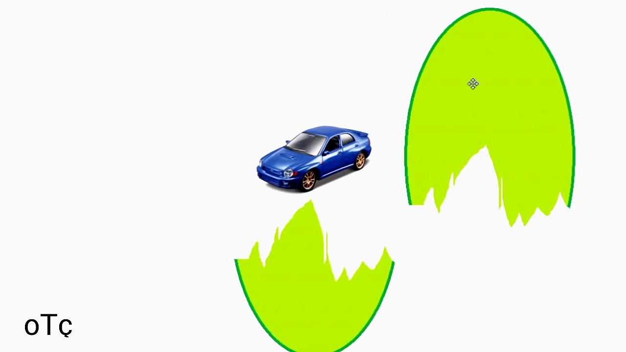 yumurta animasyon , yumurtadan araba çıkıyor,otç194