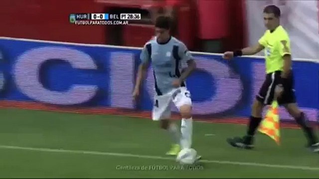 Gol de Zelarayán. Huracán 0 - Belgrano 1. Fecha 30. Primera División 2015. FPT.