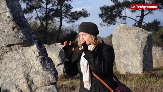 Carnac (56). Virgine Lepage conte une histoire de Korrigans
