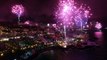 Fireworks filmed with a drone, Funchal, Madeira, 2015 - 2016