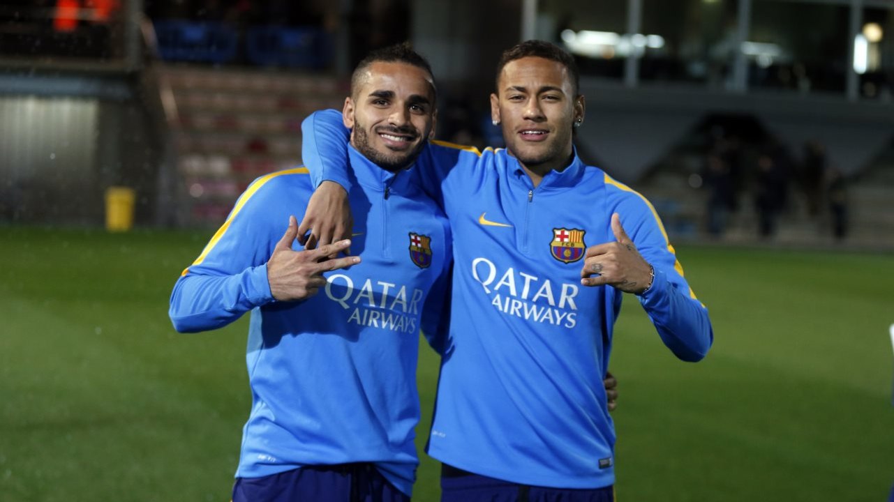 FCB training session: First training session of the year