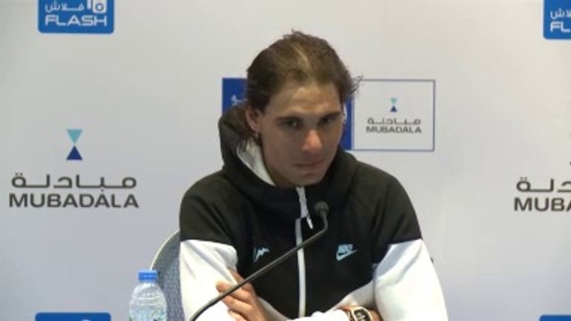 Rafael Nadal Press conference after SF in Abu Dhabi (with Spanish translation)