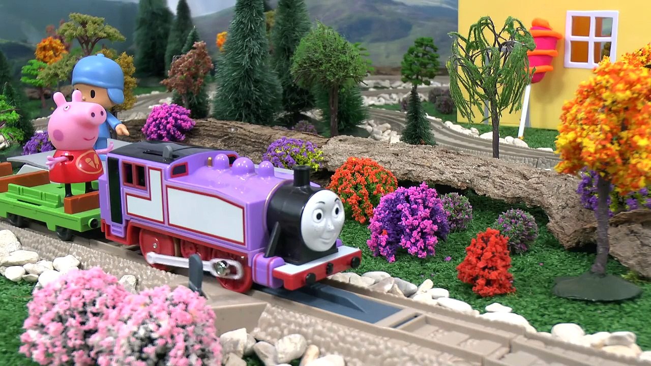 Peppa Pig Play Doh Shopkins Pocoyo Surprise Lollipops Toys Cars Thomas The Tank Princess M