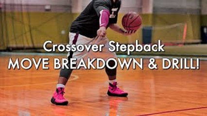 How To- Crossover Step Back Basketball Move!