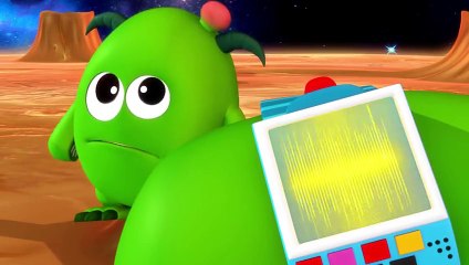 Five Little Monsters Jumping On The Bed _ Nursery Rhymes
