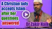 A Christian lady accepts Islam after her questions are convincingly answered by Dr Zakir Naik