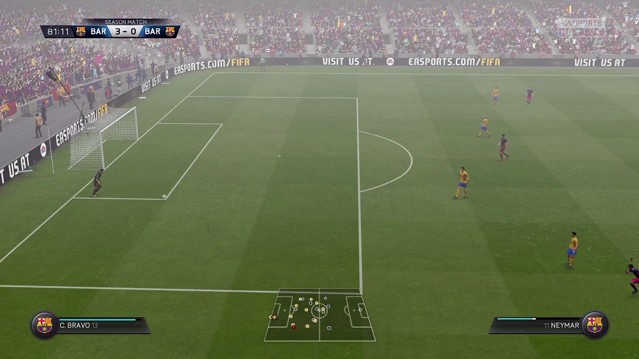 Pure skill by Neymar | FIFA 16