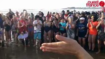 premier bain du mois de janvier à Saint Gilles Croix de Vie