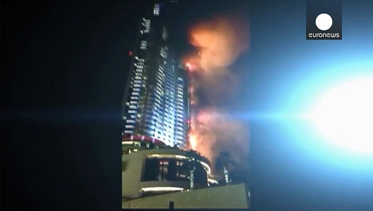 Großfeuer in dubai: feuerwerk soll trotzdem stattfinden