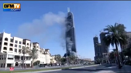 Spectaculaire incendie à Dubaï- vidéo amateur de la tour encore fumante au petit matin
