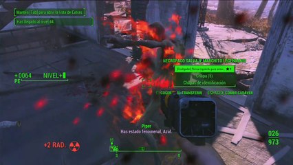 Fallout 4, gameplay Español parte 70, La mansion llena de necrofagos