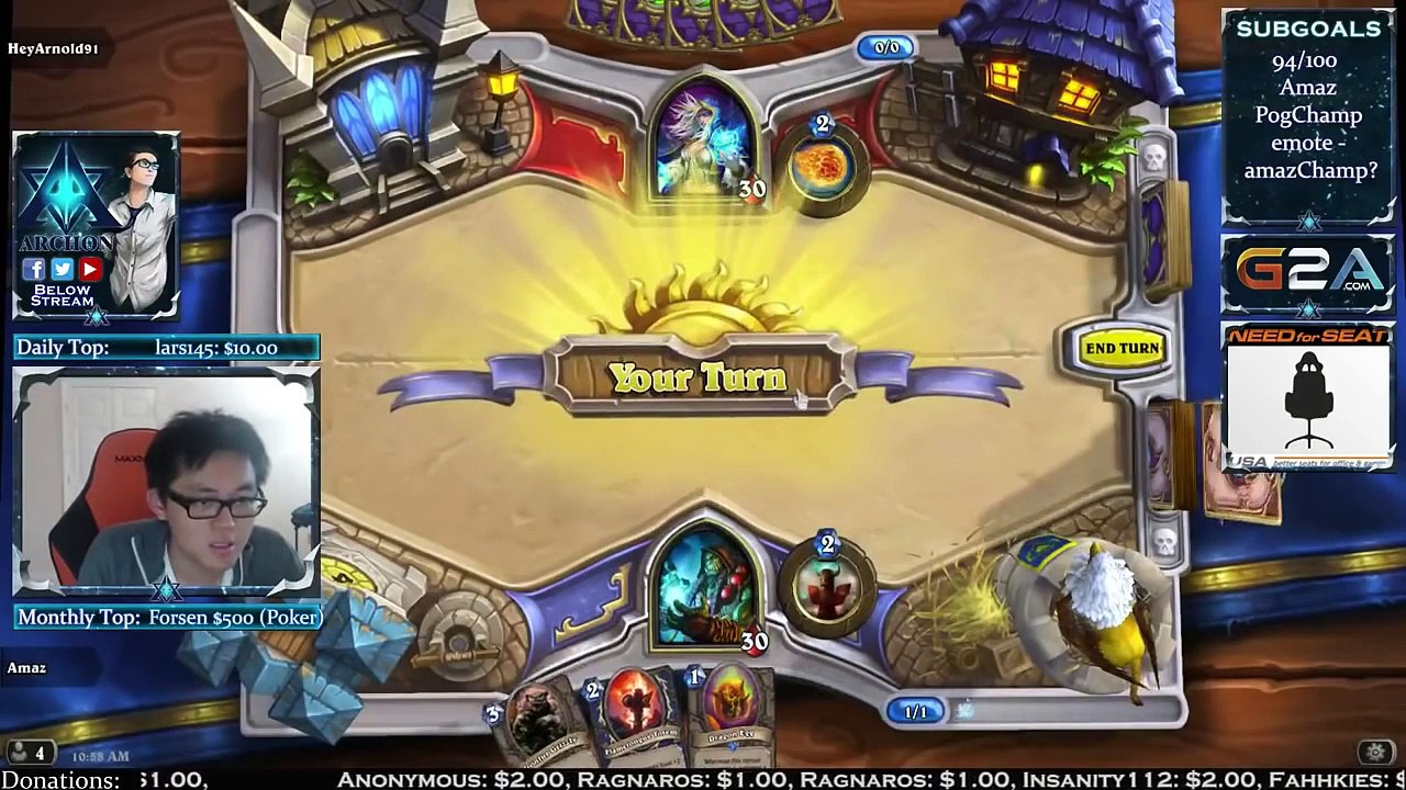 Hearthstone - Amaz with the sick Dragon Egg combo