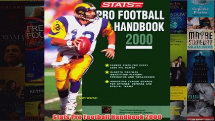 Stats Pro Football Handbook 2000