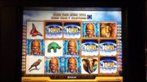 JEWELS OF AFRICA Penny Video Slot Machine with BONUS and a BIG WIN Las Vegas Strip Casino