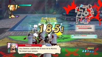 One Piece Pirate Warriors 3 : La Leyenda Ha Comenzado ! LUCHANDO CONTRA SMOKER Y GRAN COMBO ! #6