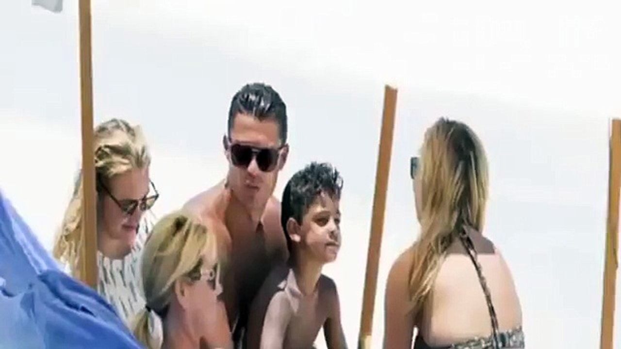 Cristiano Ronaldo's Son Shows Off Football Skills on the Beach