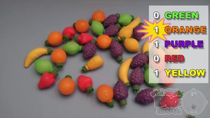 Learn Colours with Fruit Candy Powder! Fun Learning Contest!