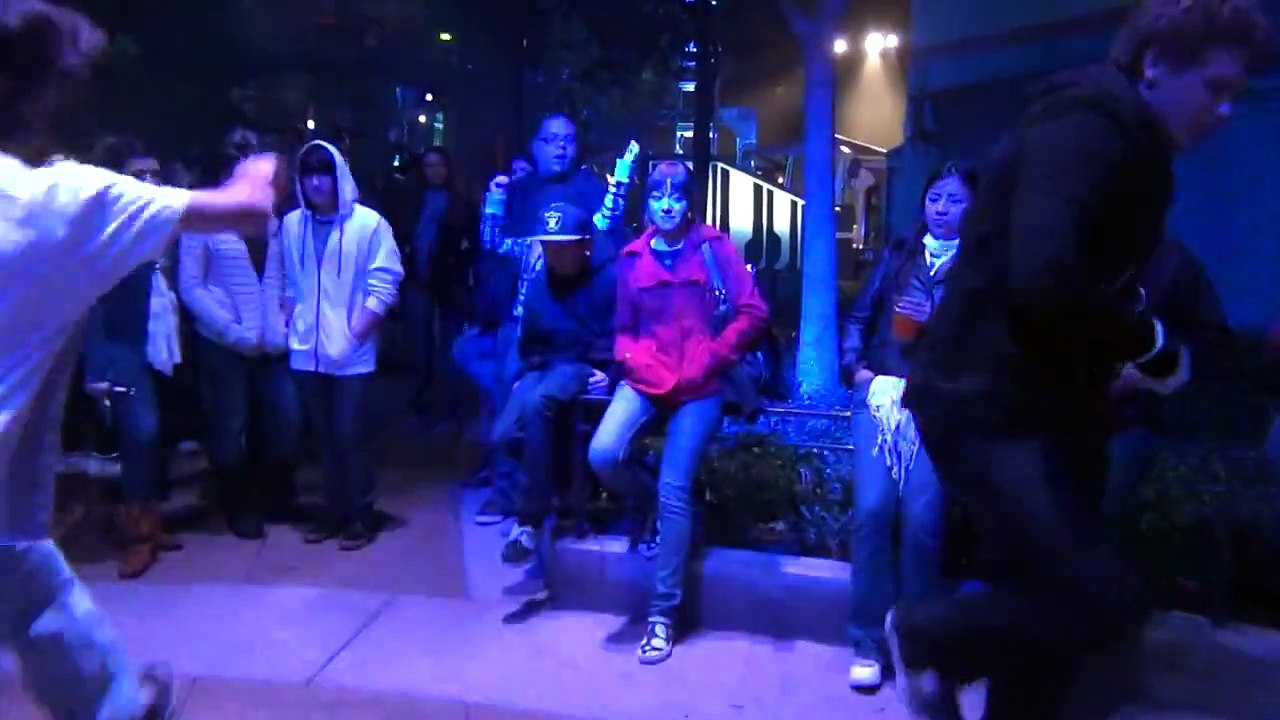 shuffling Hot Women shuffling at Disneyland Anahiem CA Hot