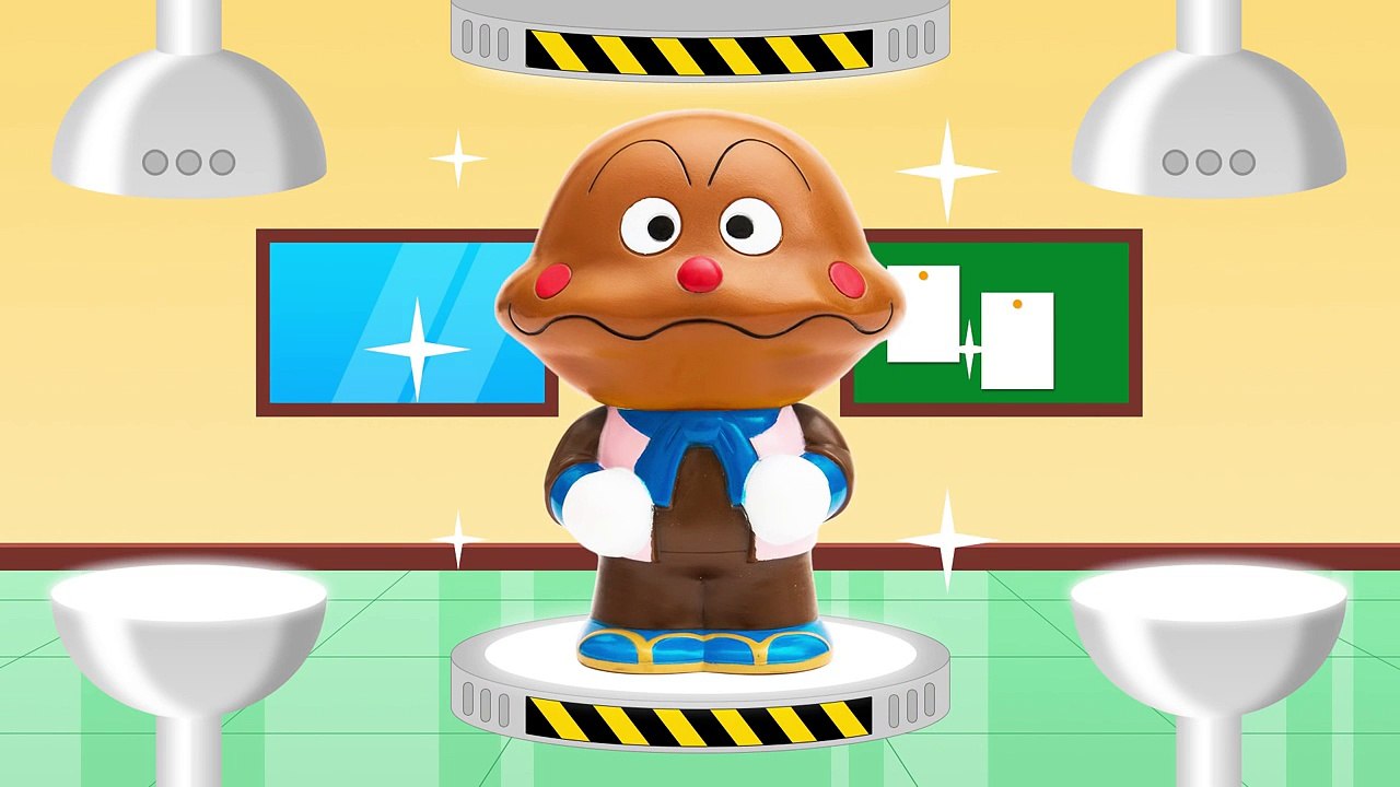 アンパンマンおもちゃアニメ きせかえ遊び15 カレーパンマン編 PPCandy Channel...