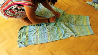 How To Make Palazzo Pants in 20 min - DIY Clothes