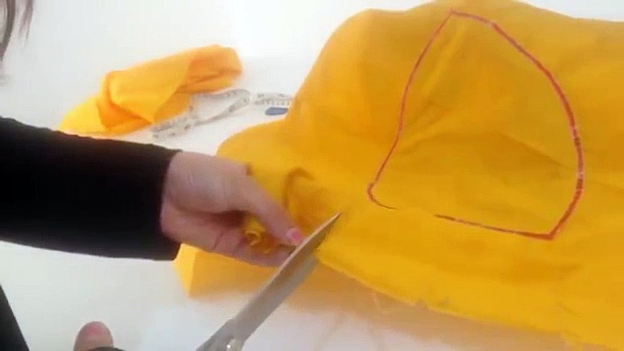 How to stitch kurti with lining